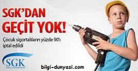 Erken emekli olması için sigortalanan çocukların sigortaları iptal edildi